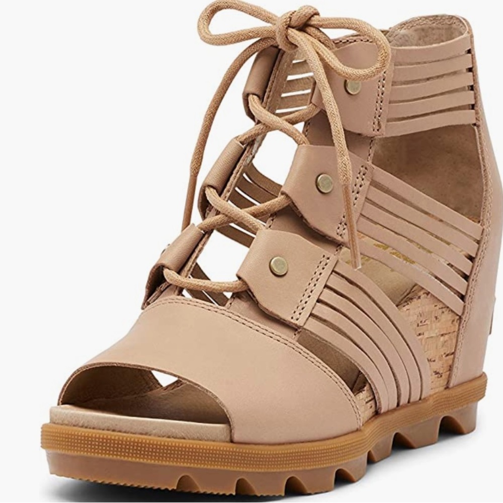 Sorel Women’s Joanie II Lace Huarache Wedge Sandal